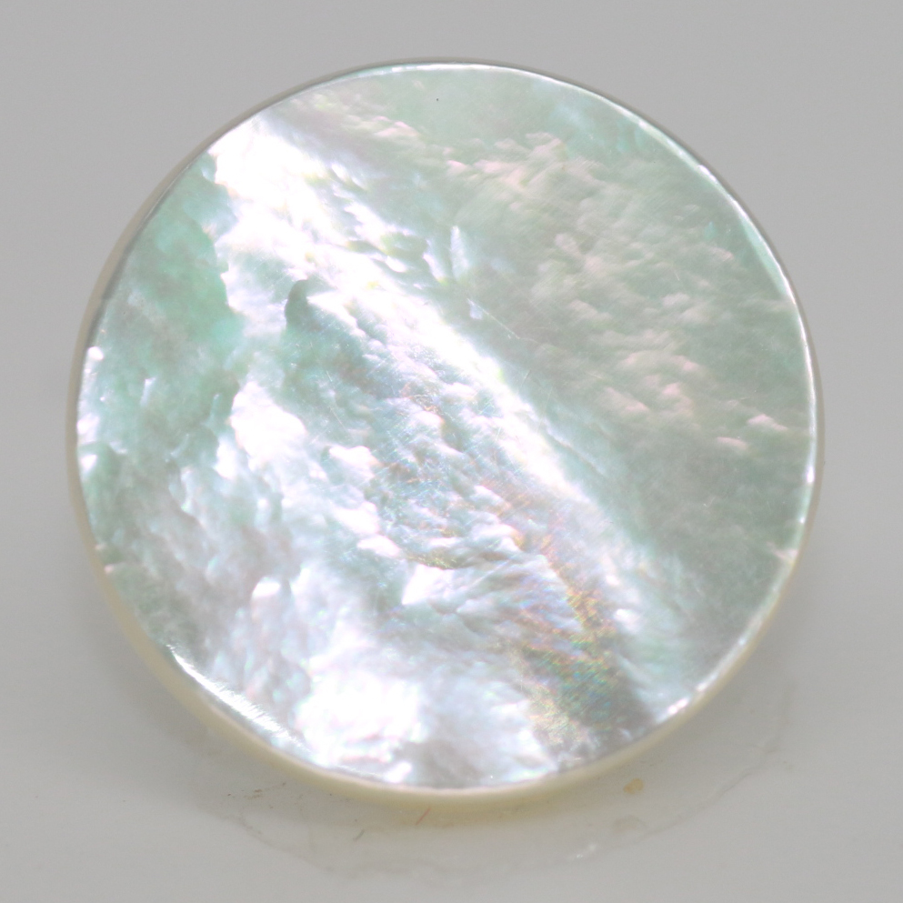 15MM ROUND MOTHER OF PEARL DISC